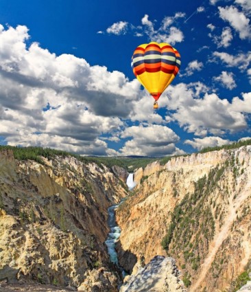 股票照片的熱空氣氣球高清圖片