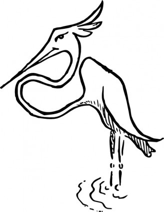 Storch ClipArt
