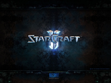 stracraft logo wallpaper starcraft game