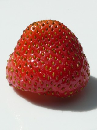 buah stroberi merah