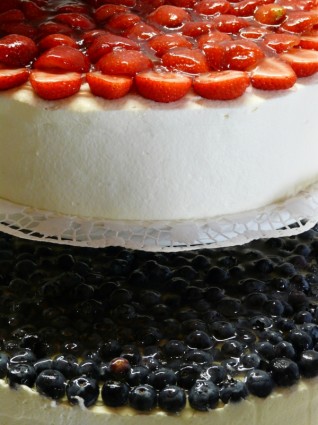 fraises gâteau tarte aux fraises
