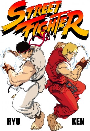 Street Fighter-Vektor-Quellcode-Dateien