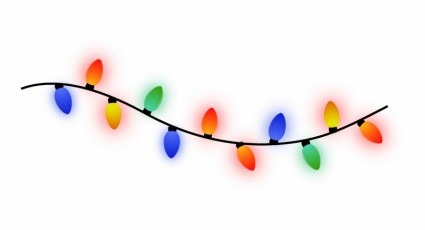 cadena de luces de Navidad