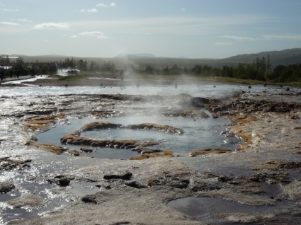 Islande geyser Strokkur