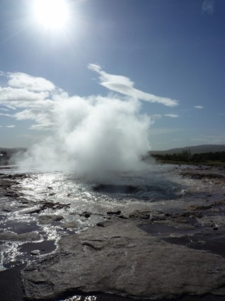 Islanda geyser Strokkur