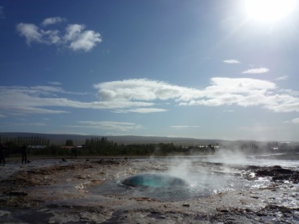Islande geyser Strokkur