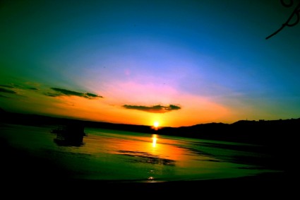 令人驚歎的日落