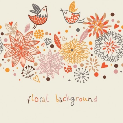 vector floral élégant background