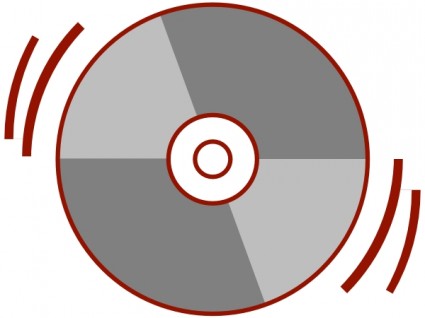 stilisierte cd-ClipArt