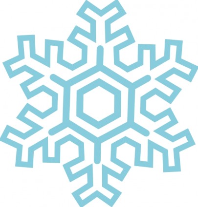 Stylized Snowflake Clip Art