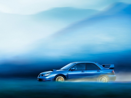 Subaru impreza wrx sti скорость обои автомобили subaru