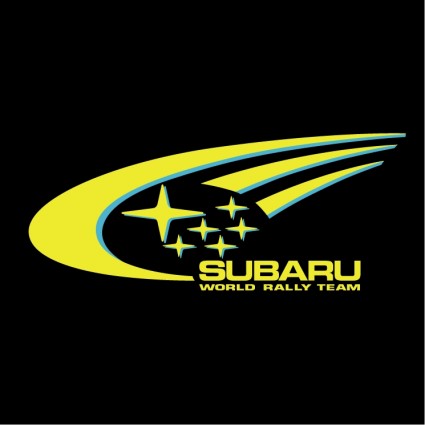 équipe de rallye Subaru world