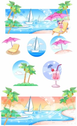 Summer Style Handdrawn Style Vector Series