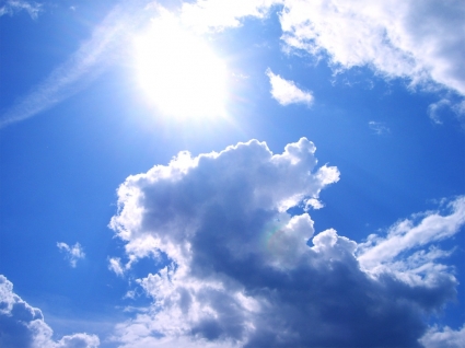mặt trời và đám mây hình nền space thiên nhiên