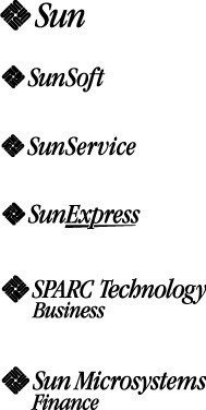 logotipos de Sun microsystems