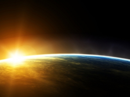 mặt trời mọc hình nền space thiên nhiên