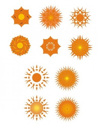 güneşler ve diğer motifler