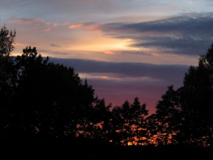 estate nuvole tramonto