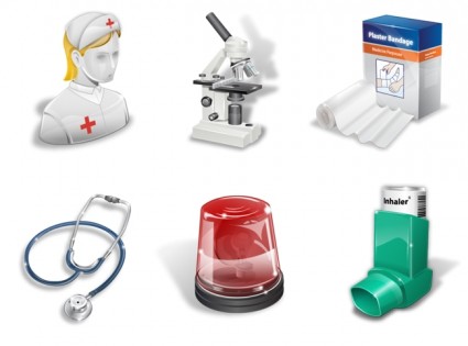 pack d'emoticones Super vista icônes médicales