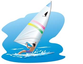 vetor de esporte surf