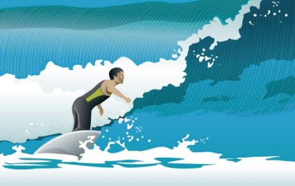 серфинг волны