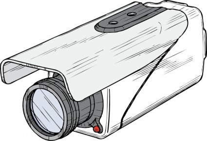 ClipArt telecamera di sorveglianza