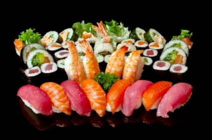 imagens de hd de sushi