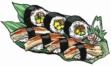 ปลาซูชิซูชิ rollconger