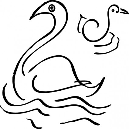 cisne clip-art