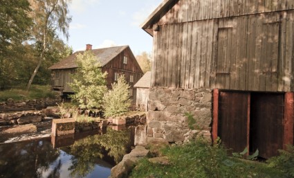 スウェーデンの納屋の家