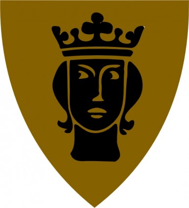 schwedische Wappen schwarz ClipArt