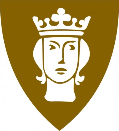 Escudo sueco blanco clip art