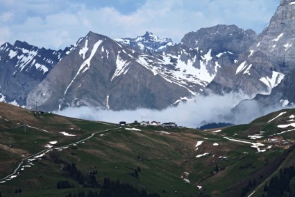 スイス アルプスの山々