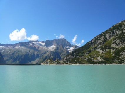 스위스 호수 하늘