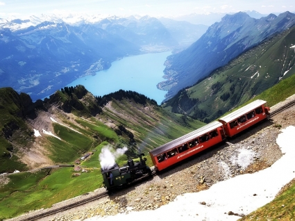 Szwajcaria pociąg tapeta Szwajcaria świata