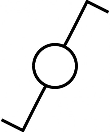 símbolo de cambio sobre el interruptor clip art