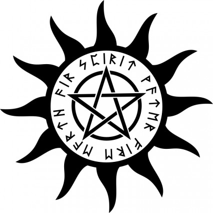sembol pentagram ile