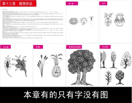 Symbole des tibetischen Buddhismus und die Abbildung von Objekten Pflanzen Angebote-Vektor