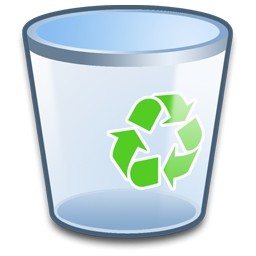 Papelera de reciclaje del sistema vacío