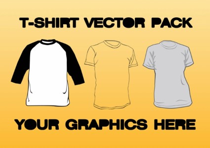 t shirt vector pack