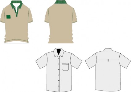 uniformes de trabalho de camisa de t
