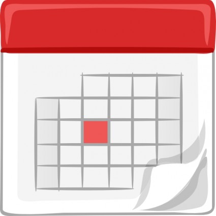 ClipArt di tabella calendario