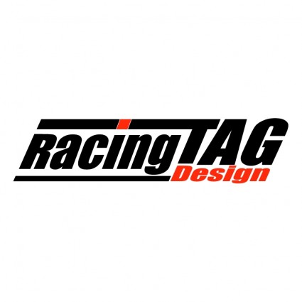 progettazione di etichetta racing
