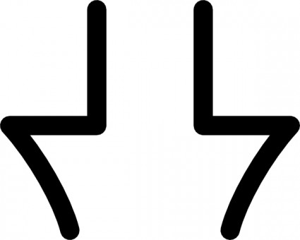 Takigakure símbolo clip art