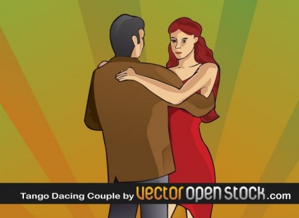 pareja de Tango bailando