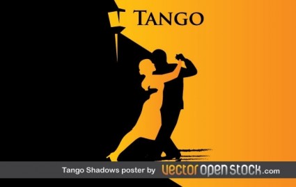 cartaz de sombras Tango