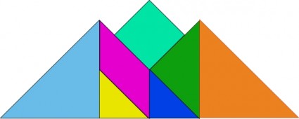 clip art de tangram