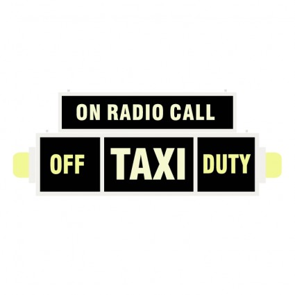 Taxi auf Radio-Aufruf