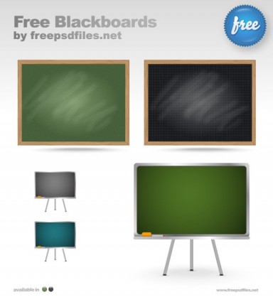 Lehre Ausstattung Blackboardpsd geschichtet