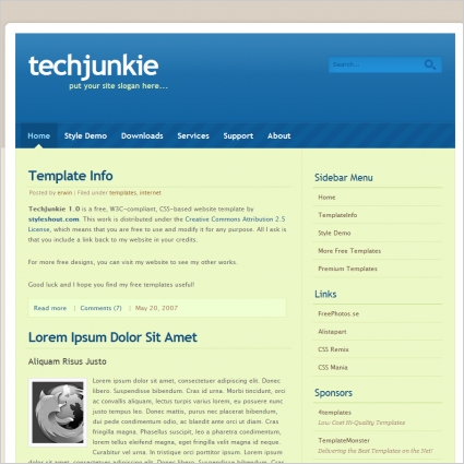 Tech Junkie Template